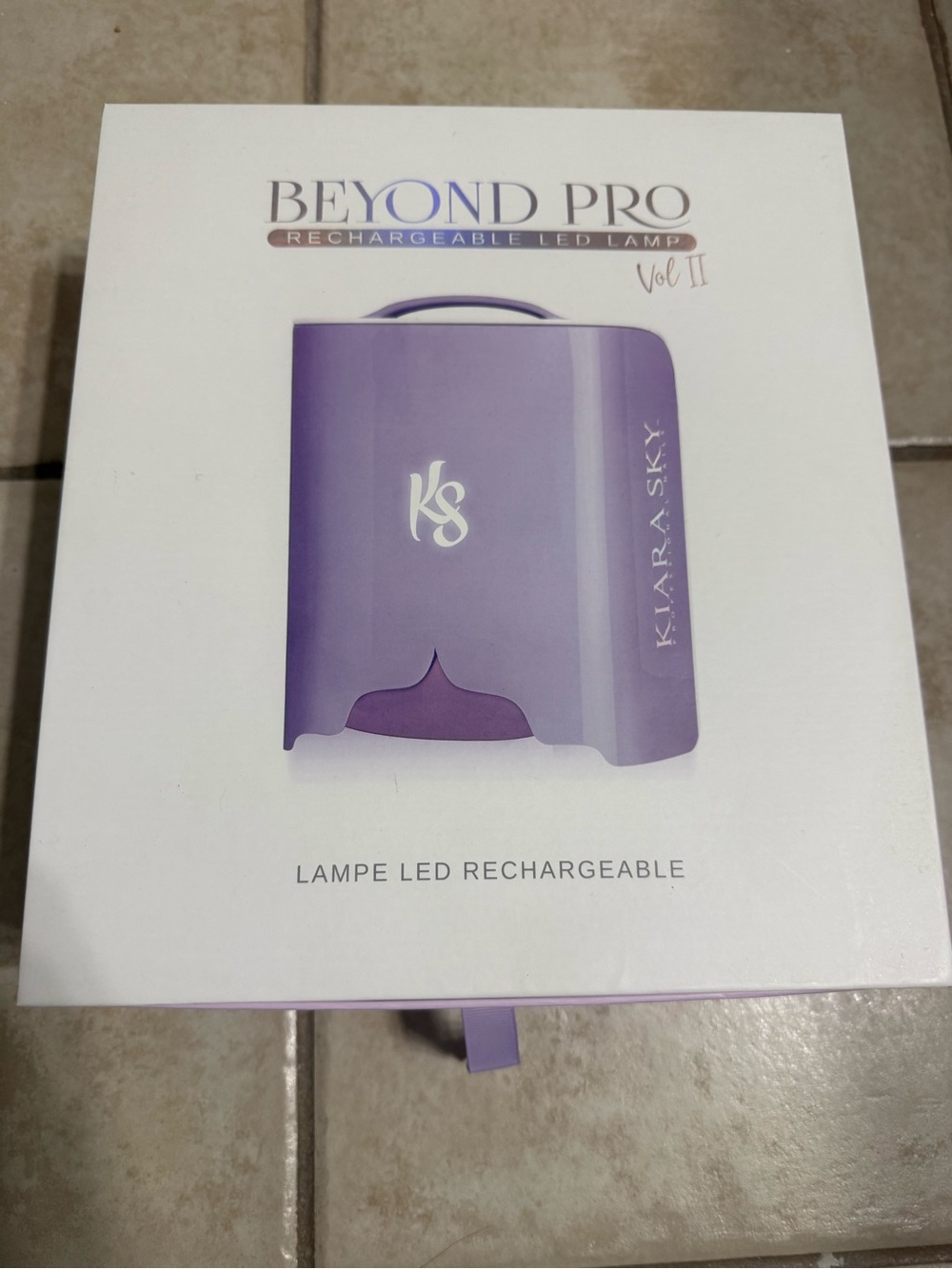 Kiara Sky Beyond Pro Rechargeable LED Nail Lamp - Purple